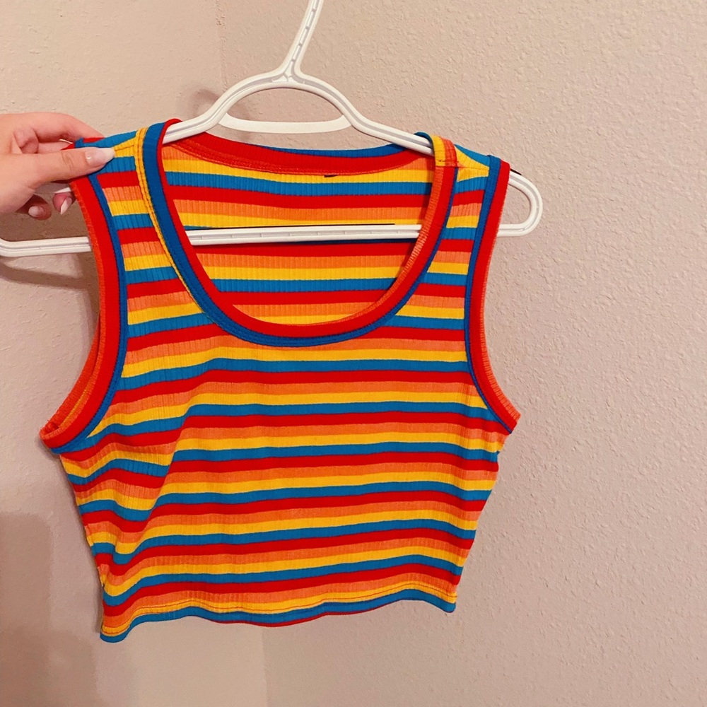 bright summer tank top